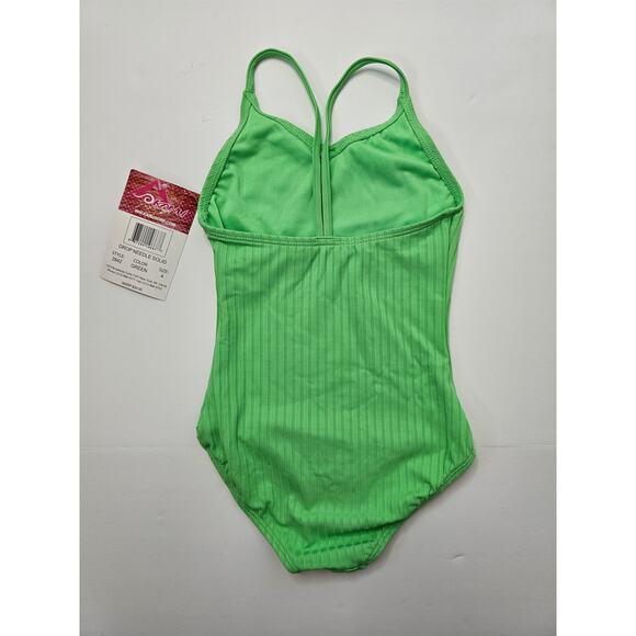 Kanu Surf Swim little girls one piece size 4 Green - Picture 2 of 3
